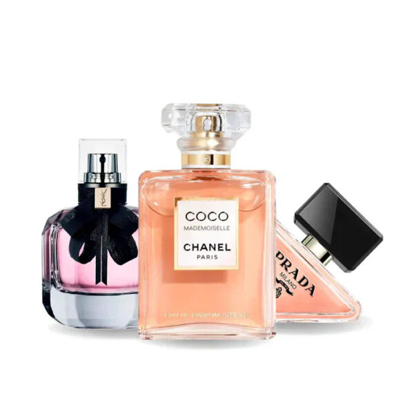 Bundle of 3 Fragrances: Prada Paradoxe, Coco Mademoiselle, and Mon Paris – 100ml each